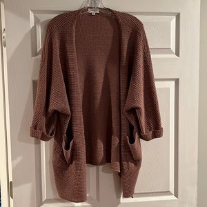 Mud pie waffle knit cardigan